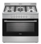 CUISINIERE HAIER 5FEUX 90X60 A GAZ GRIS HCR6050EGS2