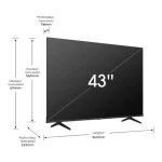 TELEVISEUR HISENSE 43 LED SMART TV VIDAA 43A4K
