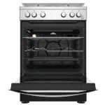 CUISINIERE INDESIT 4FEUX A GAZ B0YSU POUR A GAZ GRIS IS67G1PCX/MEA
