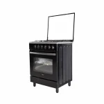 CUISINIERE HAIER 4FEUX 60X60 NOIR HRG6402DDRMB