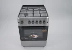 CUISINIERE ELACTRON 4FEUX 60X60 INOX FUL OPTION EL 6040