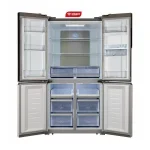 REFRIGERATEUR SMART TECHNOLOGY 4PORTES SIDE BY SIDE AVEC FONTAINE 560LITRES STR-689WS