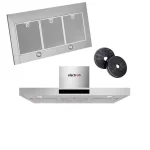 HOTTE DE CUISINE ELACTRON 90X60 INOX D002-90Z05