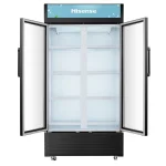 REFRIGERATEUR HISENSE 2PORTES VITRINE NOIR 620LITRES  FL81WC