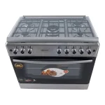 CUISINIERE ELACTRON 5FEUX 90X60 INOX EL6090