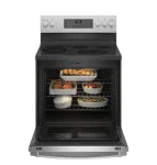 CUISINIERE  GE PROFIL ELECTRIQUE 5FEUX  INTELLIGENTE AUTOPORTANTE DE 76 cm
