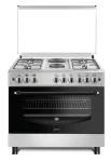 CUISINIERE ASTECH 6FEUX 90X60 2FEUX ELECTRIQUE 4FEUX GAZ + FOUR A GAZ EL42GEL