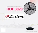 VENTILATEUR BINATONE SUR PIED INDUSTRIEL 30POUCES EN FER HDF-3020
