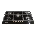 PLAQUE DE CUISSON TECHNOLUX 5FEUX 90X60 A GAZ NOIR TEC55GG