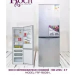 REFRIGERATEUR ROCH COMBINE 3TIROIRS 190LITRES RFR190DBL 