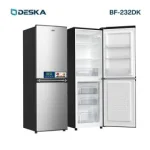 REFRIGERATEUR DESKA COMBINE 3TIROIRS 186LITRES GRIS BF232DK