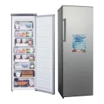 CONGELATEUR ROCH VERTICAL 8TIROIRS PLAQUE ALUMINIUM GRIS 275LITRES RUF395