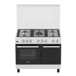 CUISINIERE HAIER 5FEUX FULL OPTION BOUTEILLE A GAZ HCR6050EGDS