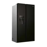 REFRIGERATEUR HAIER SIDE BY SIDE 2PORTES DIST GLACON NOIR HSR3918FIPB