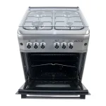 CUISINIERE ELACTRON 4FEUX 60X60 INOX FULL OPTION EL5757