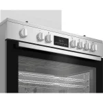 CUISINIERE BEKO 5FEUX 90X60 A GAZ FULL OPTION VENTILO+ FOUR ELECTRIQUE INOX BGM11226EX