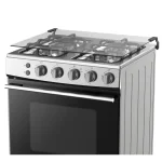 CUISINIERE HISENSE 4FEUX 60X60 A GAZ INOX HFG60121X