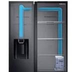 REFRIGERATEUR SAMSUNG SIDE BY SIDE MIROIR FONTAINE RS64R53112A