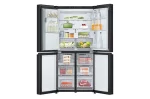 REFRIGERATEUR LG SIDE BY SIDE 4PORTES + DIST D'EAU NOIR GC-L22FFOPB