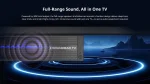 TELEVISEUR KONKA 65" GOOGLE TV + BAR DE SON INTEGRE KK6500SUG