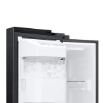 REFRIGERATEUR SAMSUNG SIDE BY SIDE FAMILY 2PORTES AVEC DIST, GLACON ET ECRAN NOIR RS6HA889181