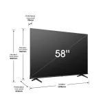 TELEVISEUR HISENSE 58″ LED UHD 4K SMART VIDAA 58A6K