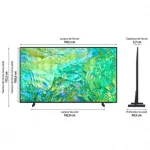 TELEVISEUR SAMSUNG 85 POUCES SMART TV UHD 4K CU7000U